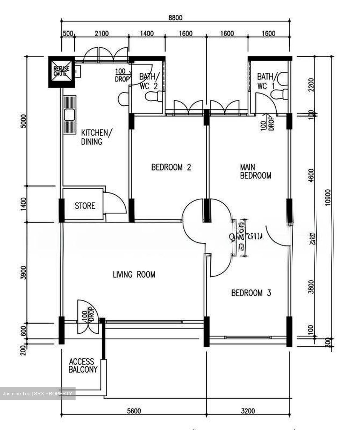 Blk 632 Hougang Avenue 8 (Hougang), HDB 4 Rooms #628390191